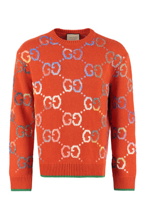 GG jacquard wool sweater-0